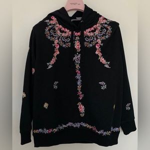 GIAMBATTISTA VALLI x H&M cotton sweatshirt with detailed embroidery